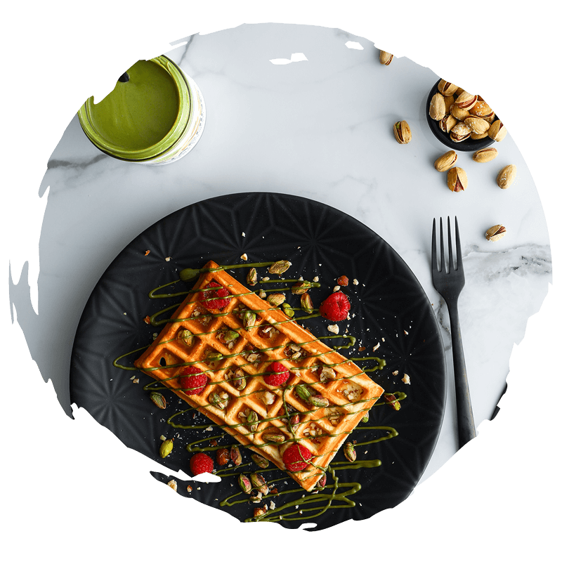waffle-with-pistachio-paste-pistachino